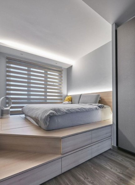 Modern Japanese bedroom