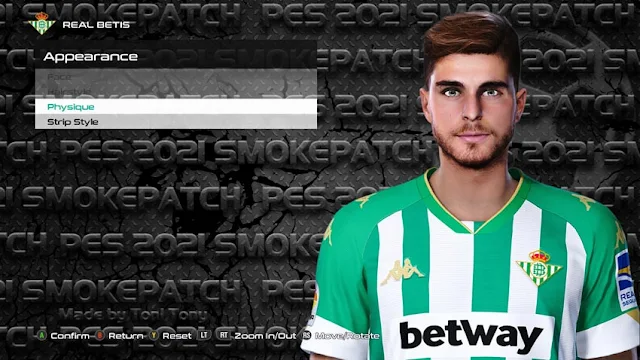 Kike Hermoso Face For eFootball PES 2021