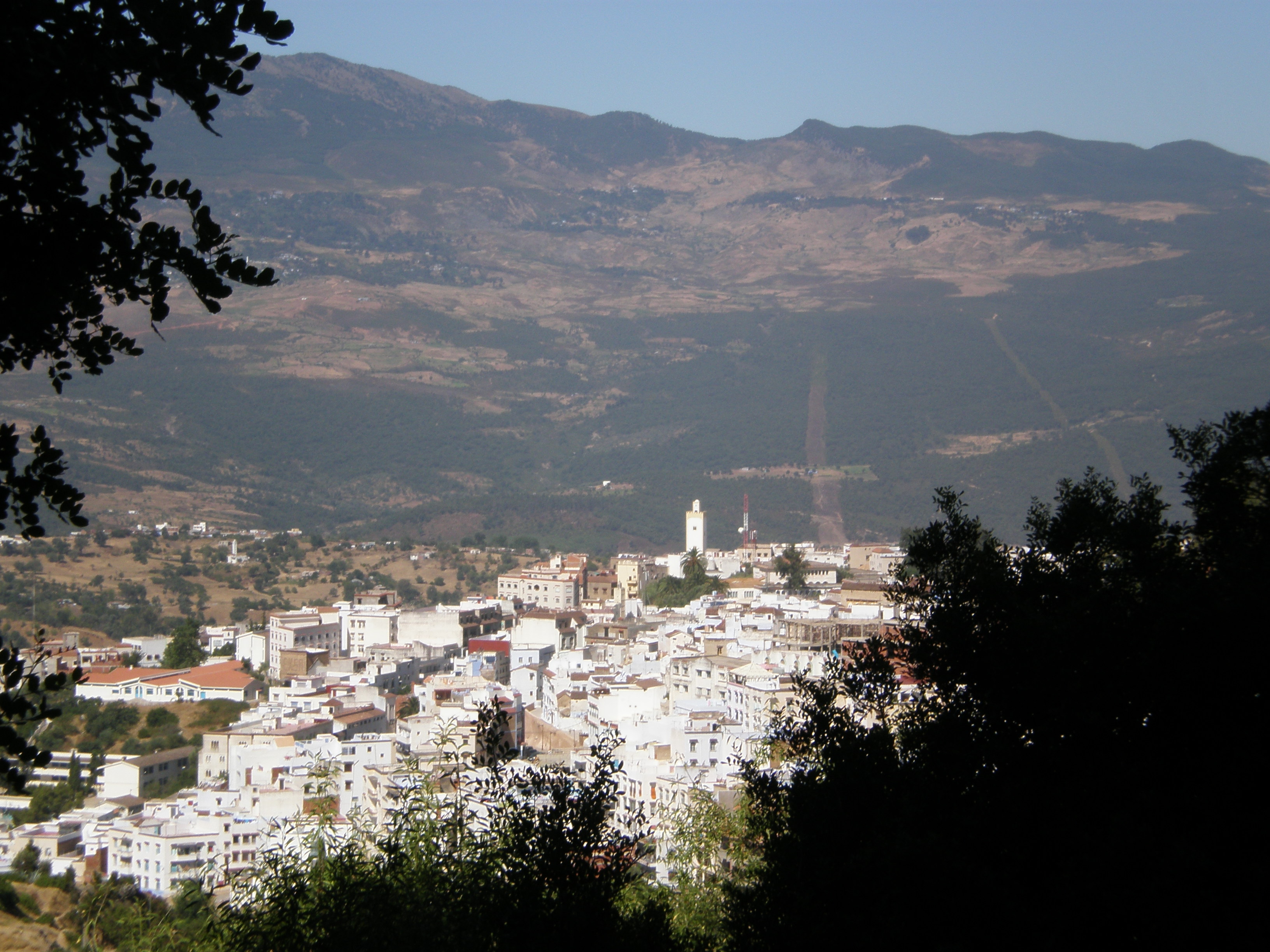 Vistas desde el punto más alto de la ciudad de Chaouen (Marruecos) (@mibaulviajero)