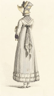 Fashion Plate, 'Walking Dress' for 'The Repository of Arts' Rudolph Ackermann (England, London, 1764-1834) England, October 1814 Prints; engravings Hand-colored engraving on paper