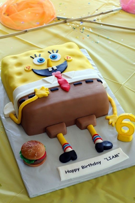 Spongebob Doğum Günü Pastası