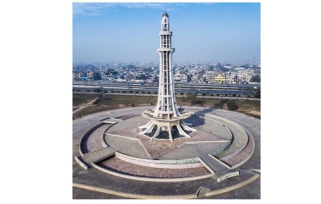 What is the height of Minar-e-Pakistan?