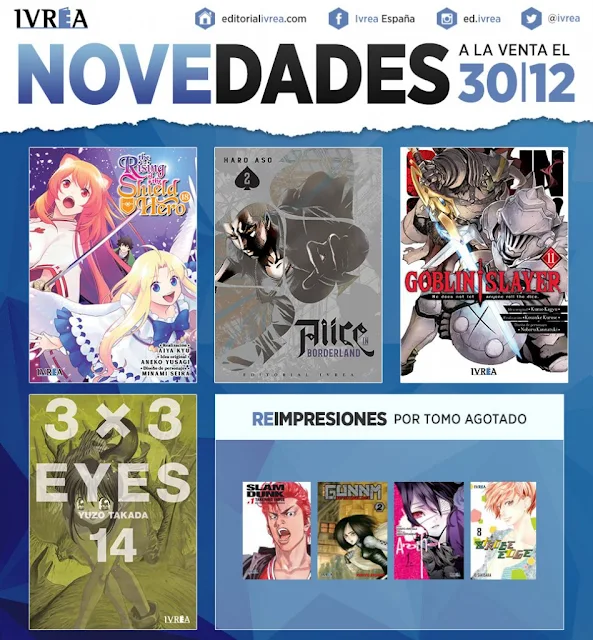 Novedades IVREA de esta semana.