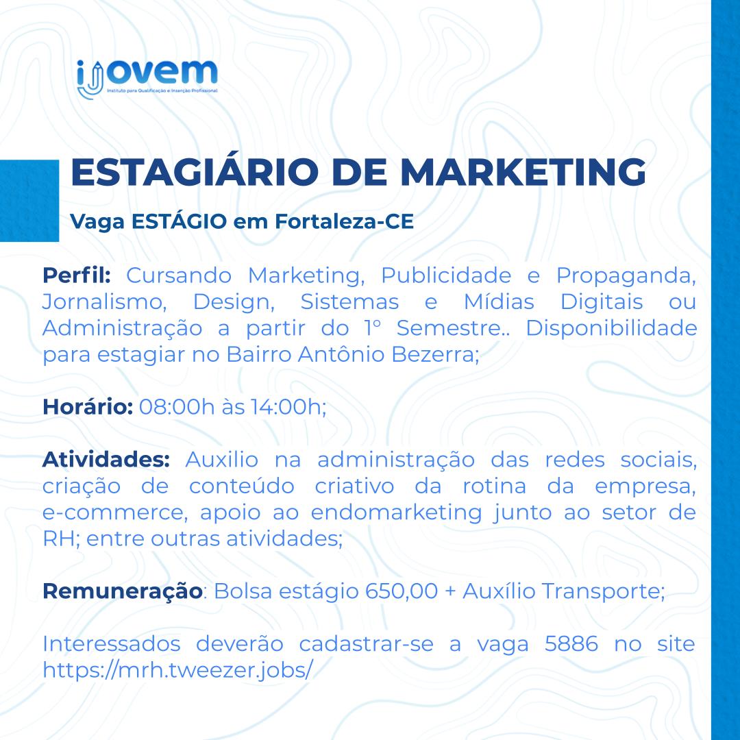 Estagiário de Marketing