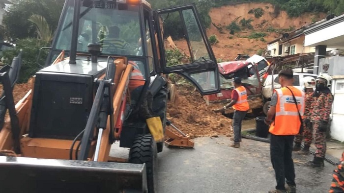 Taman Bukit Permai Ampang Landslide