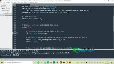 Python 3 Crea tu primer juego con Pygame