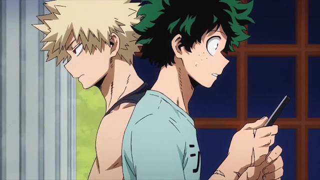 Izuku Midoriya y Katsuki Bakugo, episodio 60