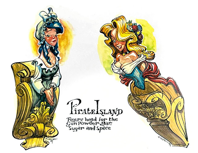 Pirate Island's Ship's Figureheads