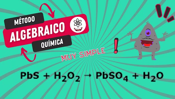 ▷ PbS + H2O2 = PbSO4 + H2O Algebraico SOLUCIÓN
