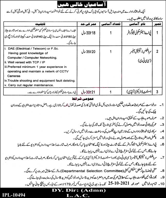 Today Latest Govt Jobs In Pakistan 2021 | Lahore Arts Council  Latest Jobs 2021 Latest Recruitment