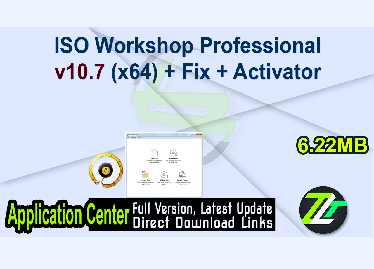 ISO Workshop Professional v10.7 (x64) + Fix + Activator