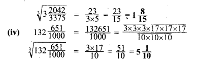 Solutions Class 8 गणित Chapter-3 (घनमूल)