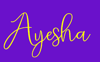 Top 50 Ayesha Handwritten Signature