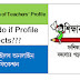 Online Verification of Teachers’ Profile
