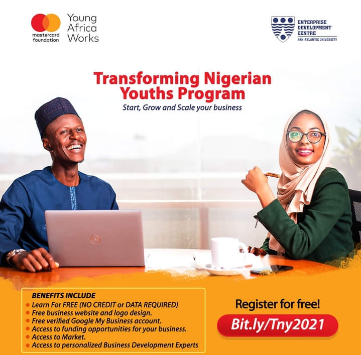 Portal To Apply For Transforming Nigerian Youths Program For Youths and Women Across The Micro, Small and Medium Enterprises (MSMEs) Sector In Nigeria