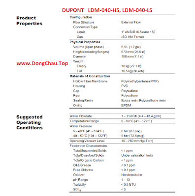 UF Dupont LDM-040-HS, LDM-040-LS