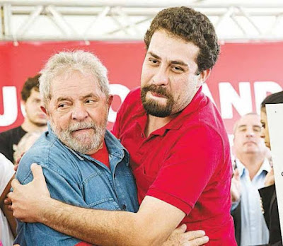 Lula (PT) e Boulos (PSOL)