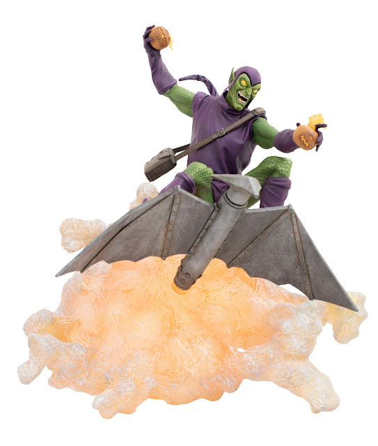 Diamond Select Marvel Comic Gallery Green Goblin Deluxe PVC Diorama 01