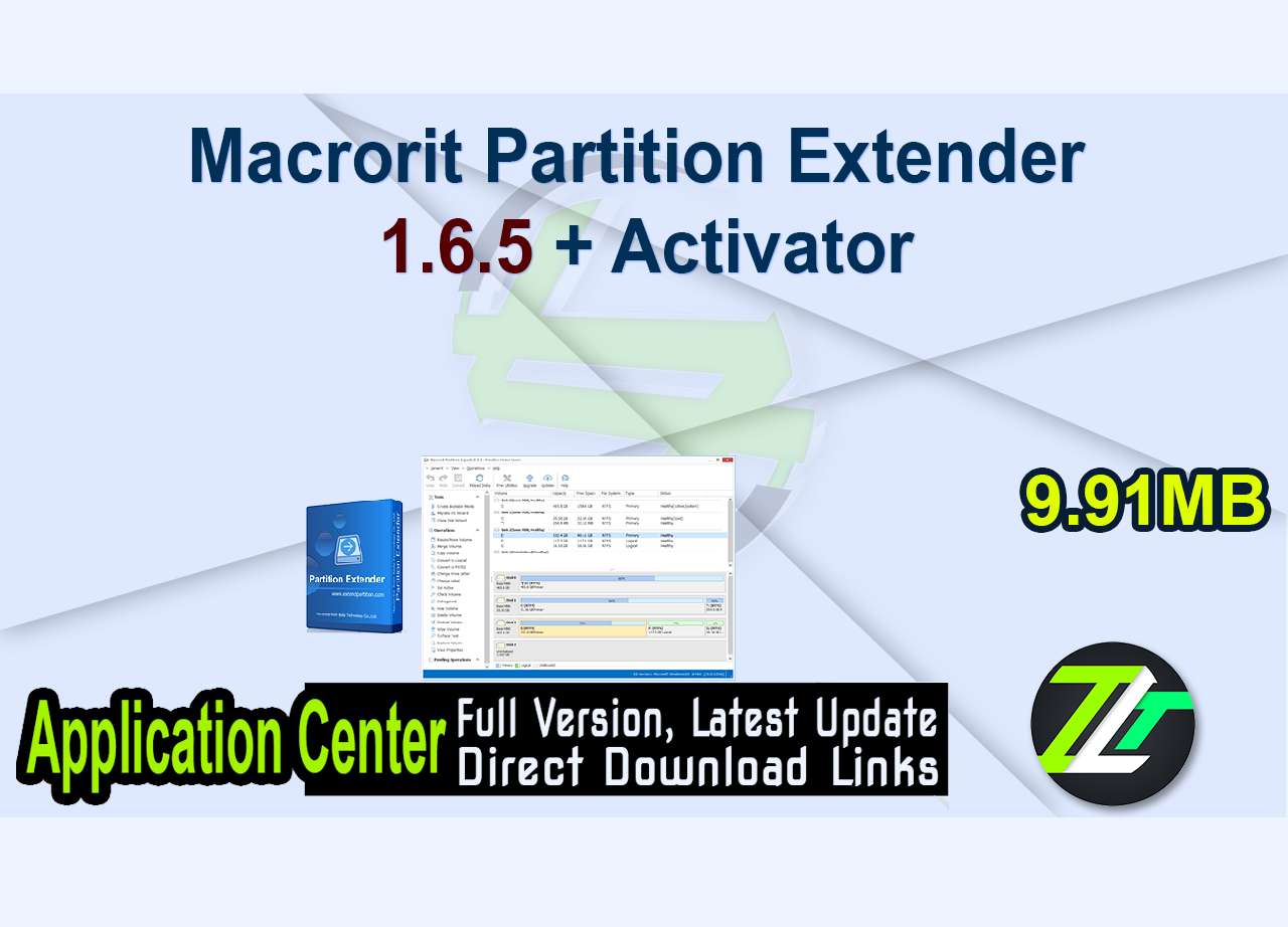 Macrorit Partition Extender 1.6.5 + Activator