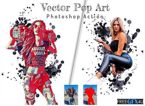 Vector Pop Art PS Action