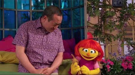 Autistic Sesame Street Character Julia. 2