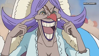 ワンピースアニメ WCI編 840話 ブリュレ 枝 | ONE PIECE ホールケーキアイランド編