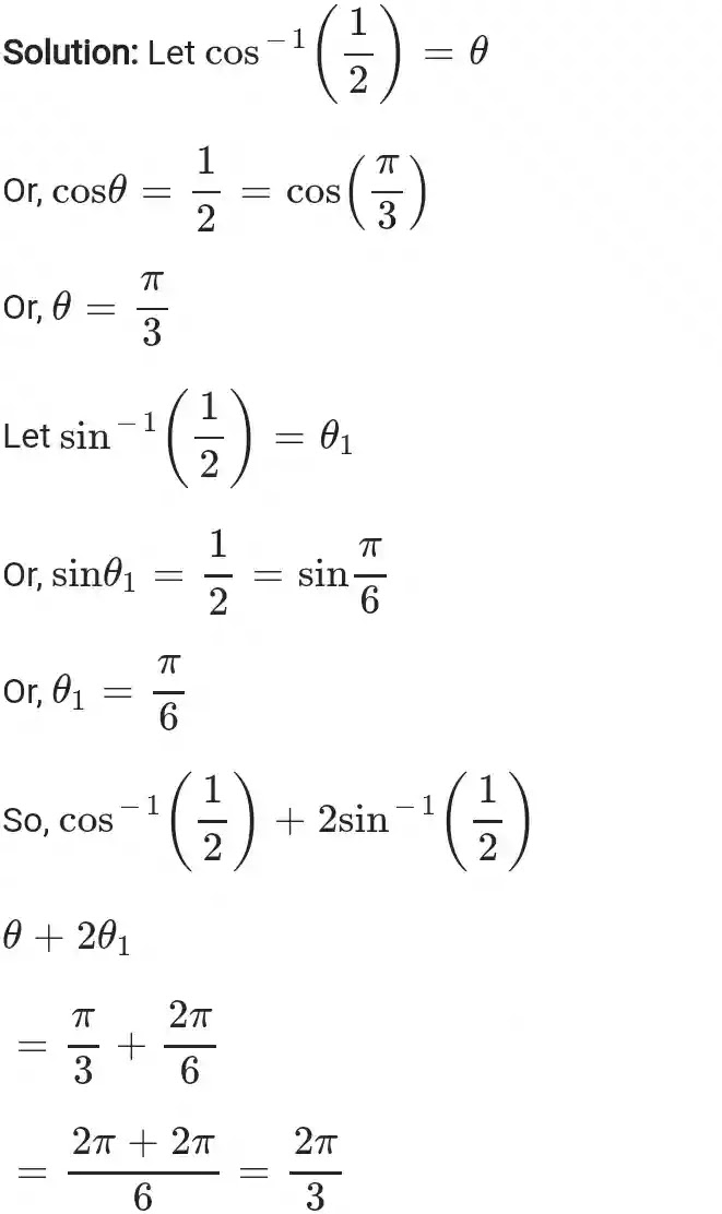 Class 12 Maths Exercise 2.1