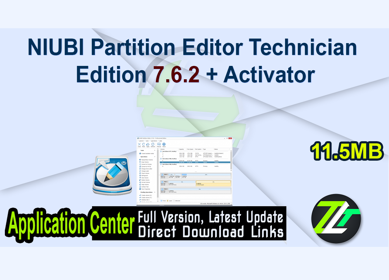 NIUBI Partition Editor Technician Edition 7.6.2 + Activator