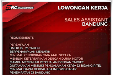 Loker Bandung Sales Assistant Motogarage
