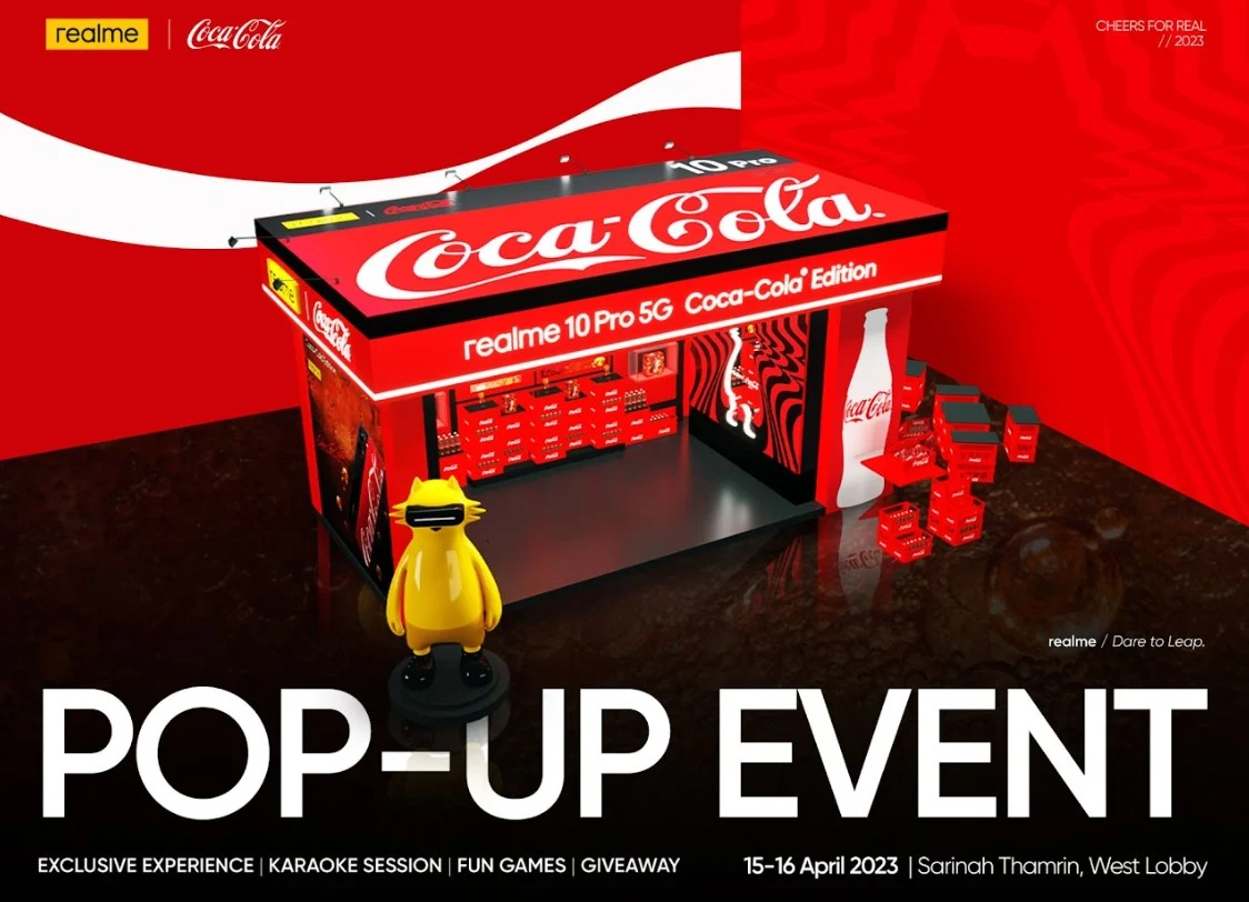 Keseruan Realme Coca-Cola Pop-up Event yang Digelar di Indonesia