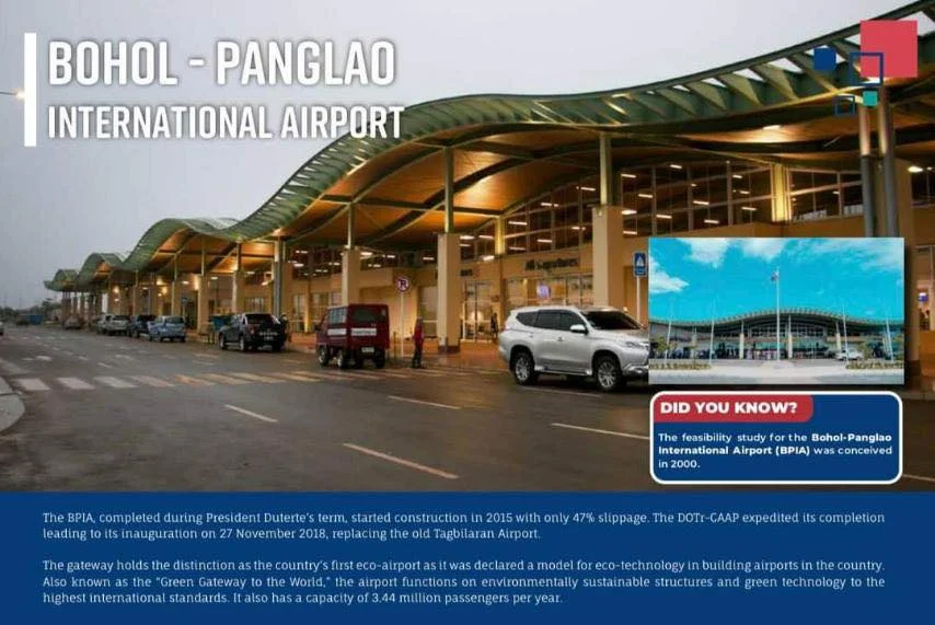 BOHOL-PANGLAO INTERNATIONAL AIRPORT SCREENING AREA PWD ASSISTANCE DOMESTIC DEPARTURE PASSENGER WAITING AREA INFO