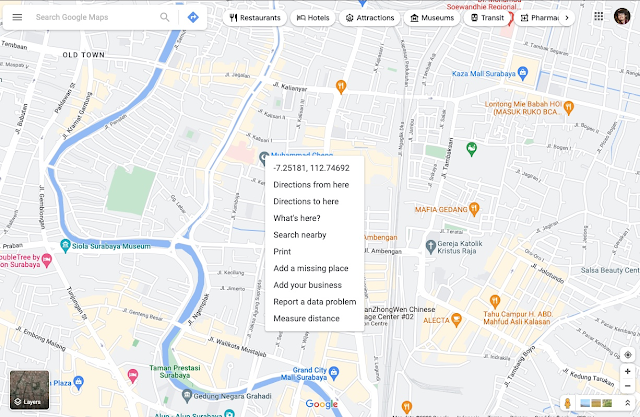 Cara menghitung jarak dan luas di Google Map dengan menggunakan Web App dan Mobile App