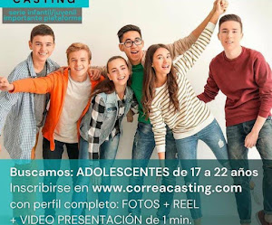 CASTING en ARGENTINA para SERIE de IMPORTANTE PLATAFORMA: Se buscan ADOLESCENTES de 17 a 22 años