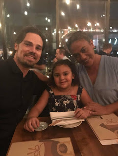 Jay Ryan with his partner Dianna Fuemana and their daughter Eve