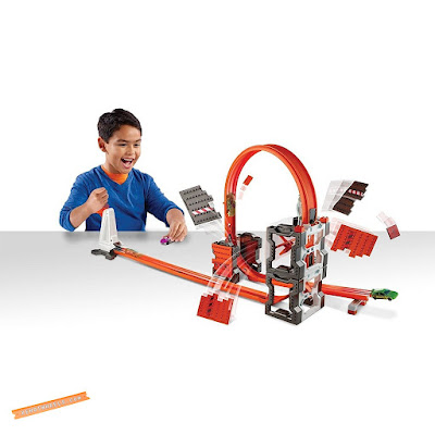 Đường Ray Xe Hot Wheels Track Builder Construction Crash Kit