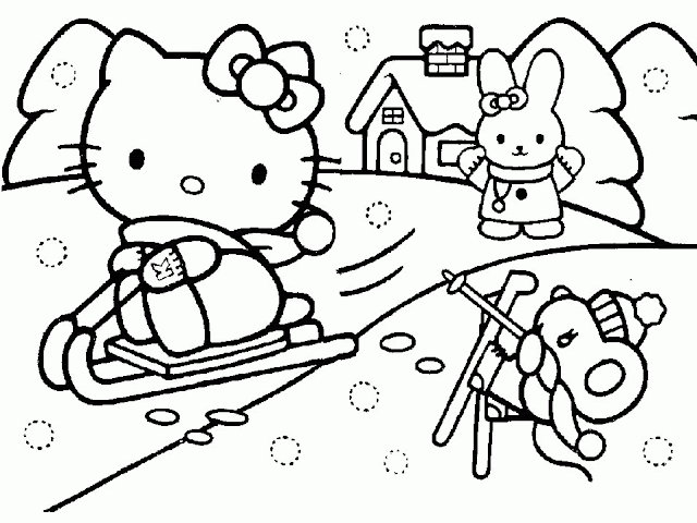 Top 10 Free Printable Cartoon Cat Coloring Pages