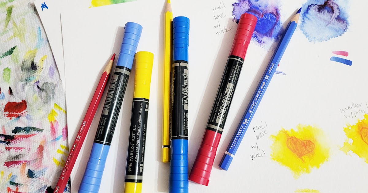 Fueled by Clouds & Coffee: Product Review: Faber-Castell Albrecht Durer  Watercolor Pencils