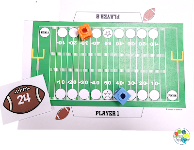 Football Unit for First Grade | Apples to Applique