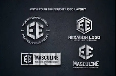Chia sẽ mẫu Logo Hexagon đẹp (PSD ESP AI)