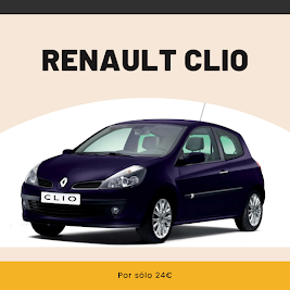 Renault Clio 1.5 DCI Confort por solo 24€ el día