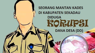 Diduga Korupsi Dana Desa Rp750 Jutaan Lebih, Mantan Kades Menua Prama di Jemput Kajari Sekadau.
