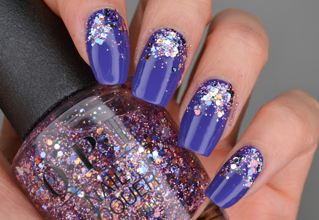 Glitter Gradient Nail Art