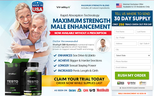 Are You Suffering From Erectile Dysfunction? Try ViralityX CBD Gummies For Men (Only For Men)
