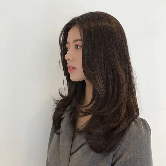 rambut panjang banget wanita korea