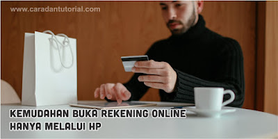 Buka rekening online mellaui HP