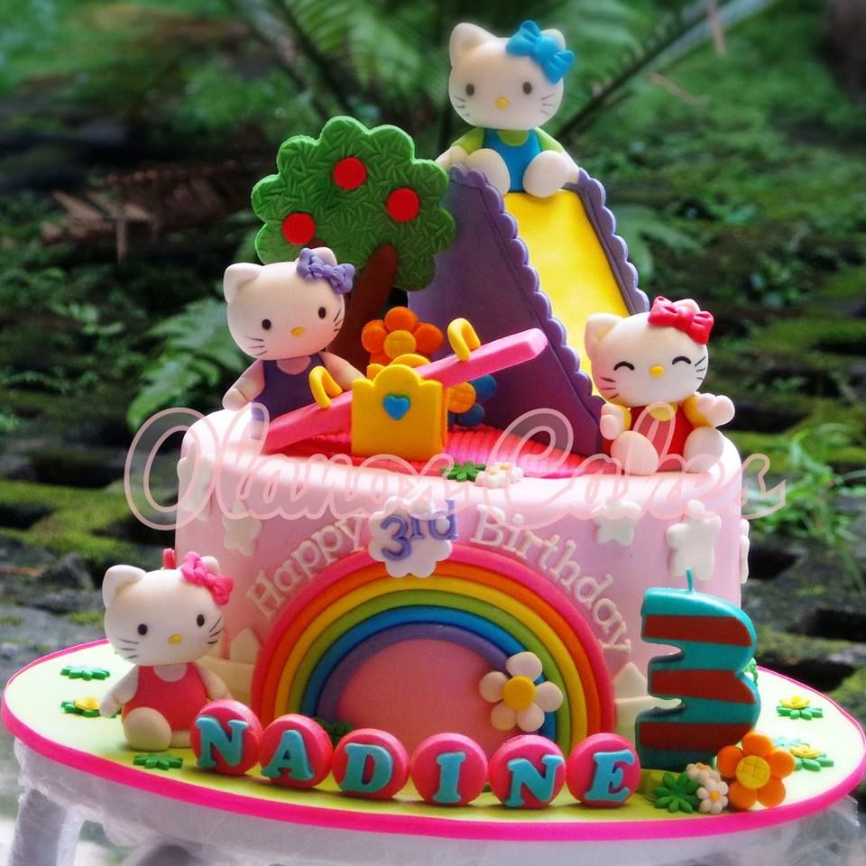 pictures of hello kitty cake