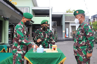 Pimpin Sertijab Danramil Dan Laporan Korps Pindah Satuan, Ini Pesan Dandim 0808/Blitar