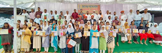 प्रतिभा सम्मान समारोह में अब्दुल शकूर फाउंडेशन द्वारा 100 प्रतिभाओं को किया सम्मानित।
