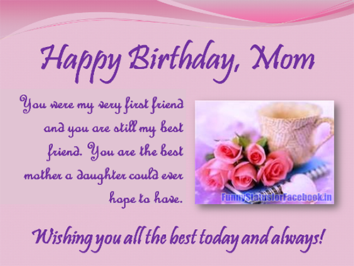 Best and Unique Happy Birthday Wishes for Mom