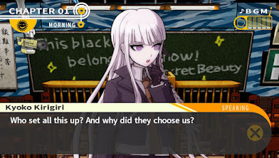 Danganronpa: Trigger Happy Havoc. Salah satu game Adventure bergenre Visual Novel